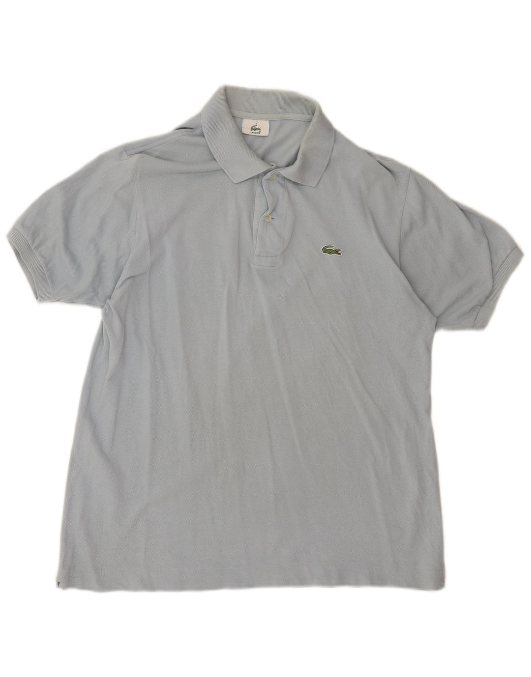 LACOSTE Herren-Poloshirt, Größe 5, große blaue Baumwolle