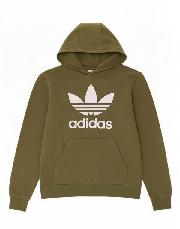 Adidas Jungen Graphic Hoodie Pullover 14–15 Jahre Khaki Baumwolle