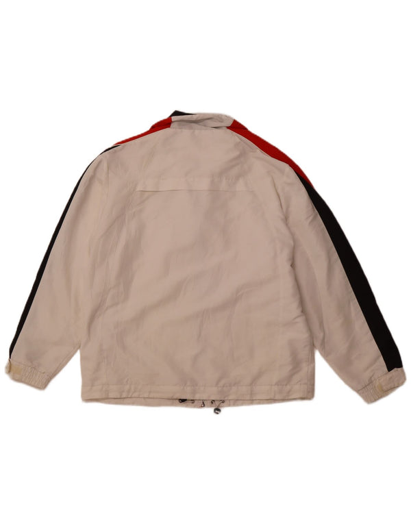 LOTTO Damen-Trainingsanzug-Oberteil, Jacke, UK 16, Größe L, Weiß, Colourblock-Polyester