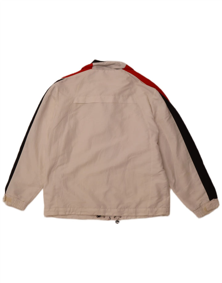 LOTTO Damen-Trainingsanzug-Oberteil, Jacke, UK 16, Größe L, Weiß, Colourblock-Polyester