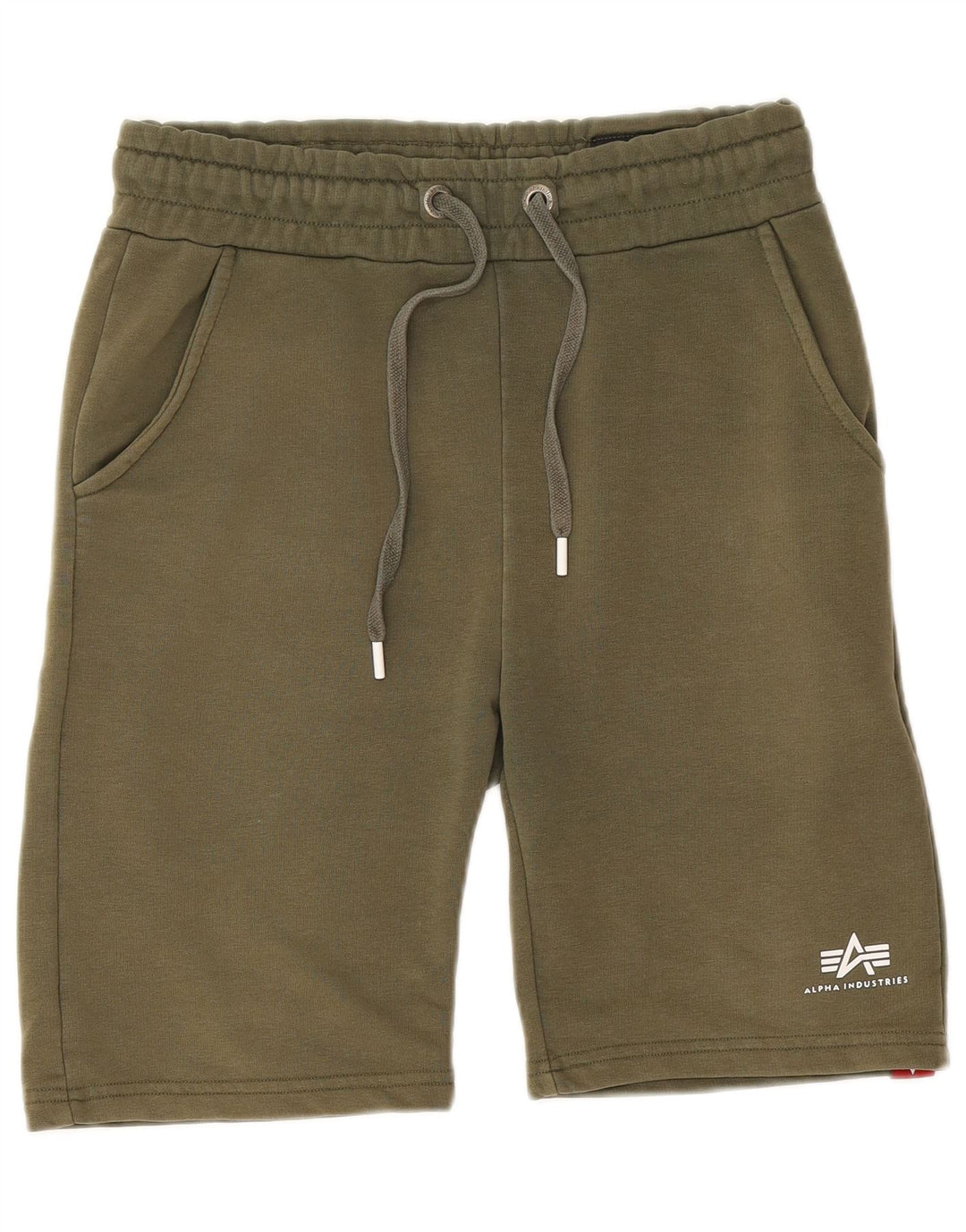 ALPHA INDUSTRIES Herren-Sportshorts aus mittlerer Khaki-Baumwolle