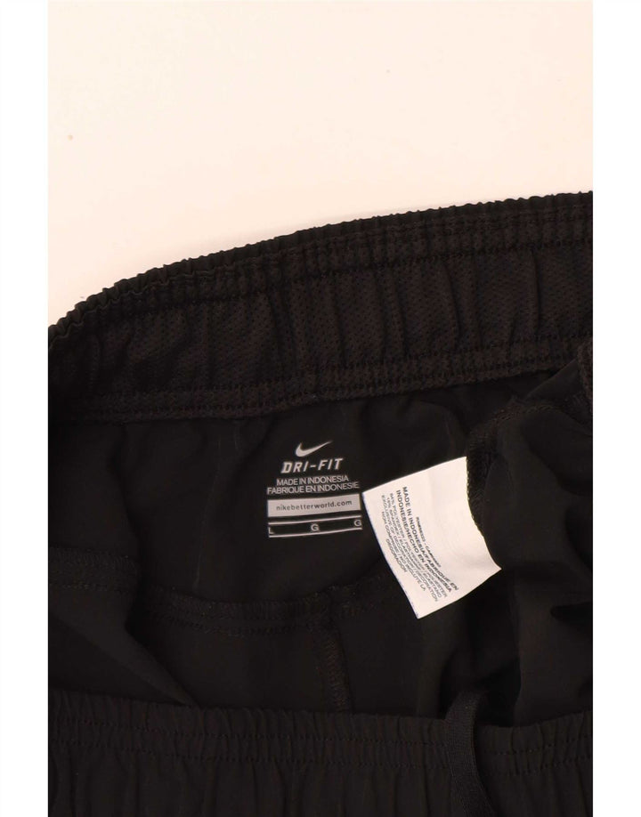 Nike Herren Dri Fit Sportshorts, groß, aus schwarzem Polyester