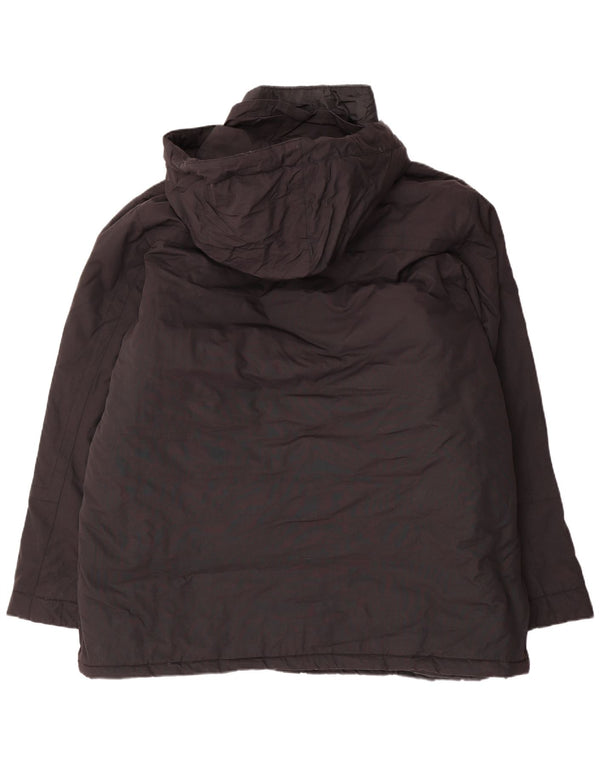 Brugi Herren-Windjacke mit Kapuze, Größe 59, 3XL, Schwarz