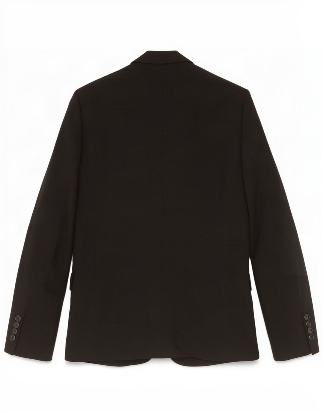 Zara Herren-Blazer mit 2 Knöpfen, EU 46, Größe S, schwarze Viskose