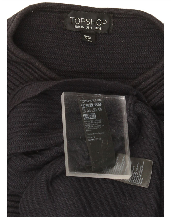 Übergroßer Rollkragenpullover für Damen von TOPSHOP, Gr. 8, Marineblau