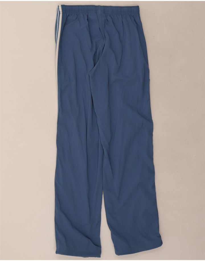 Nike Herren-Trainingshose aus mittelblau gestreiftem Nylon