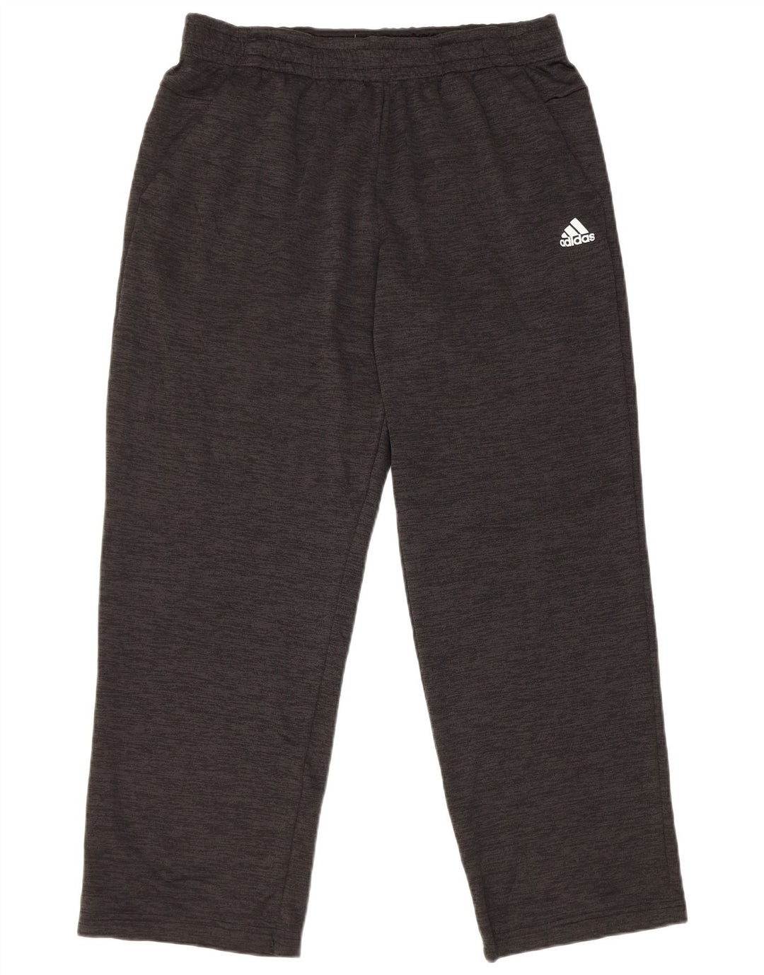 Adidas Herren-Trainingshose, groß, schwarz geflecktes Polyester