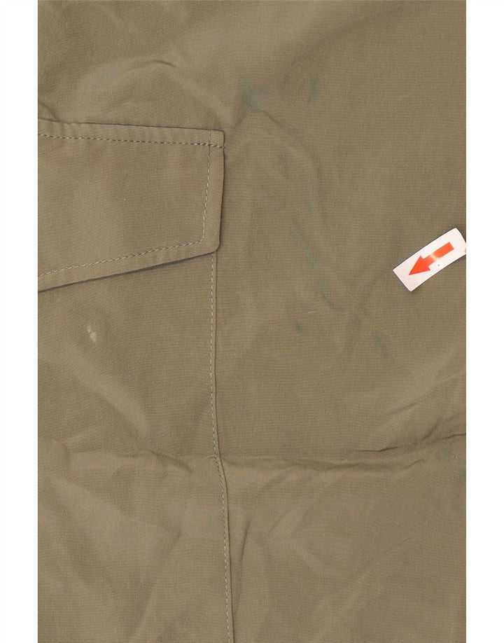Zara Damen Jogger-Cargohose, Größe S, W28, L27, Khaki, Polyester