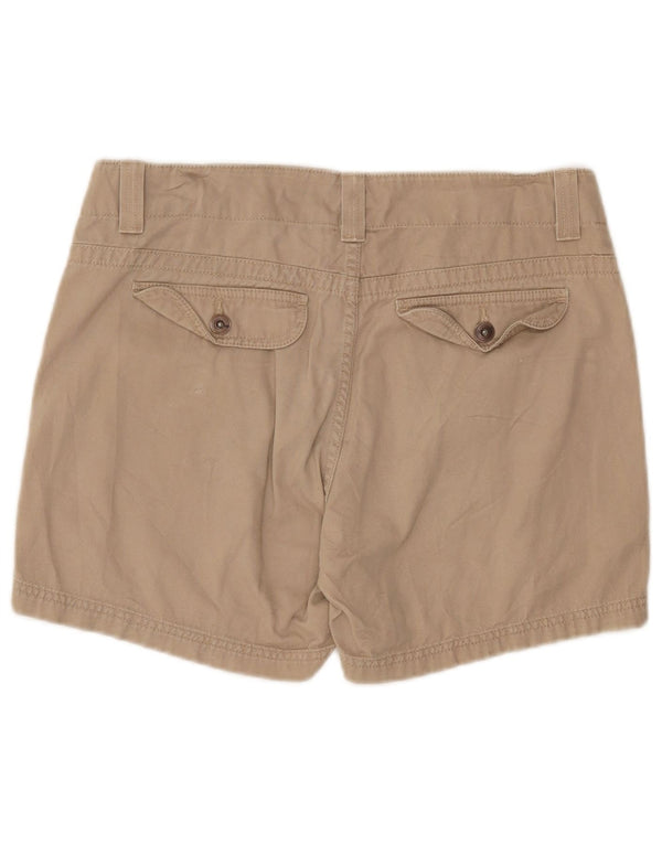 Lee Damen Cargoshorts US 10 Large W34 Beige Baumwolle