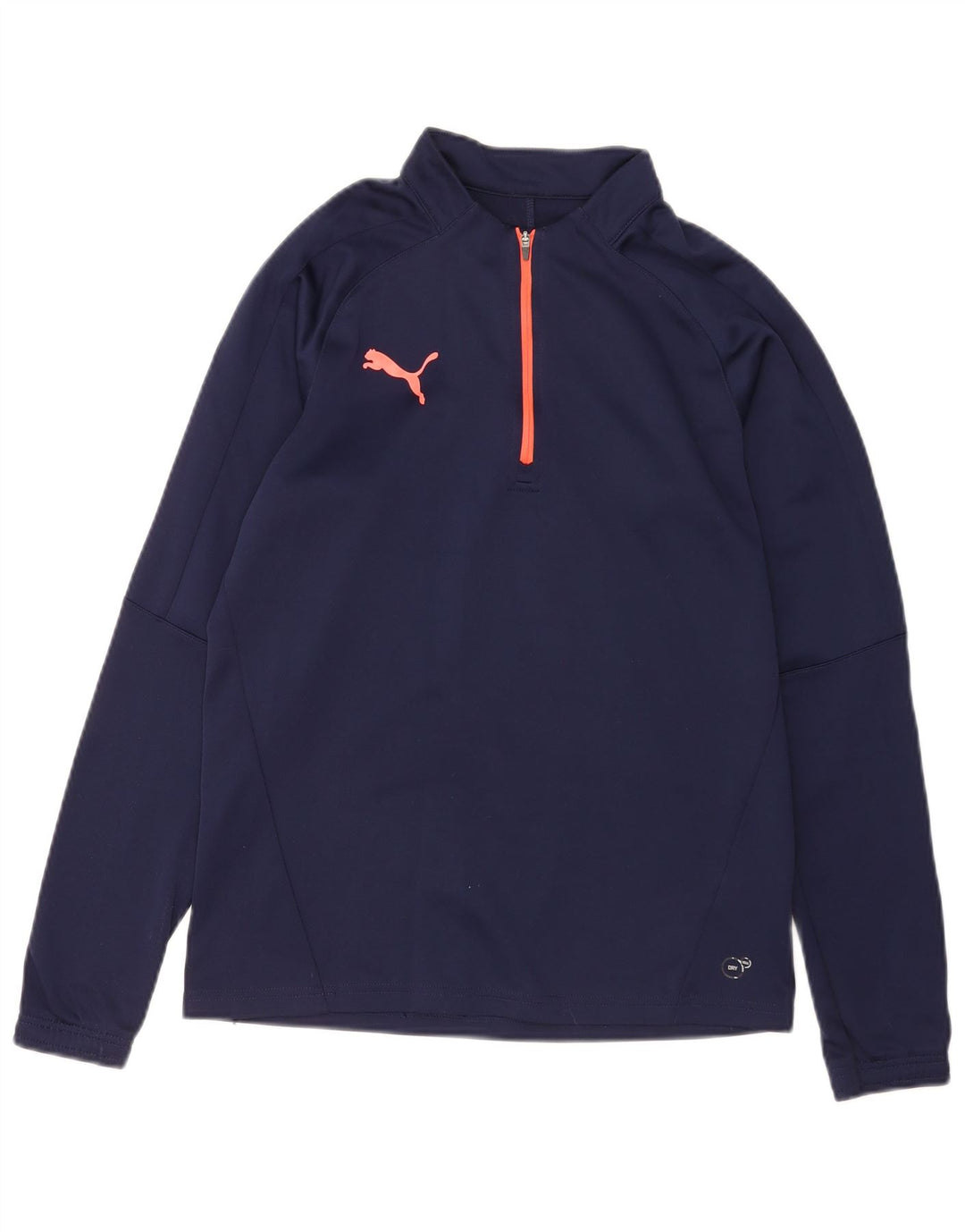 Puma Herren-Pullover-Trainingsanzug mit Reißverschluss, Größe S, Marineblau