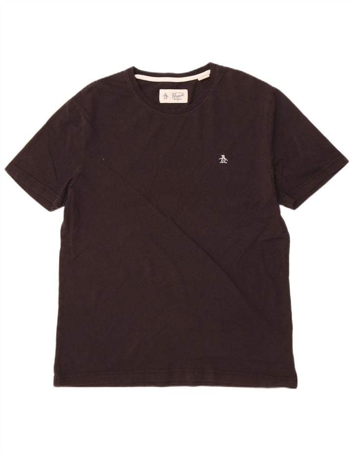 Penguin Herren T-Shirt Top XL Schwarz Baumwolle