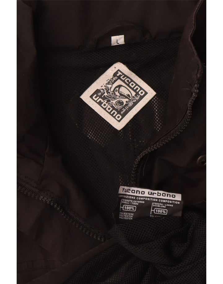 Tucano Urbano Herren Regenjacke UK 40 Large Schwarz Polyester