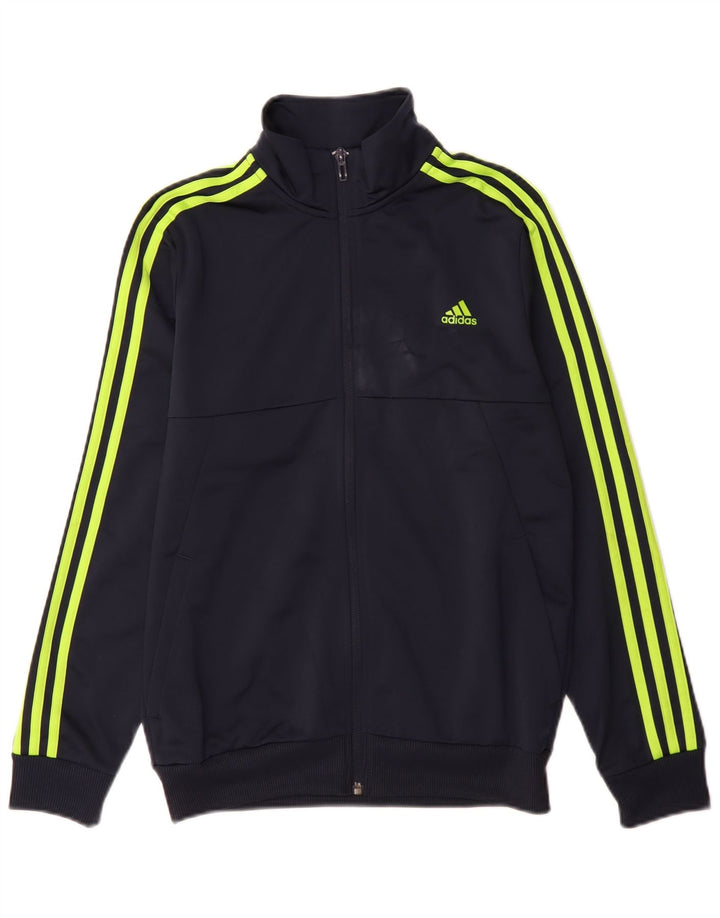 Adidas Jungen Aeroready Trainingsanzug Top Jacke 13-14 Jahre Marineblau Polyester