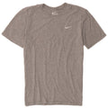 Nike Herren Athletic Cut T-Shirt-Oberteil aus mittelgrau gefleckter Baumwolle