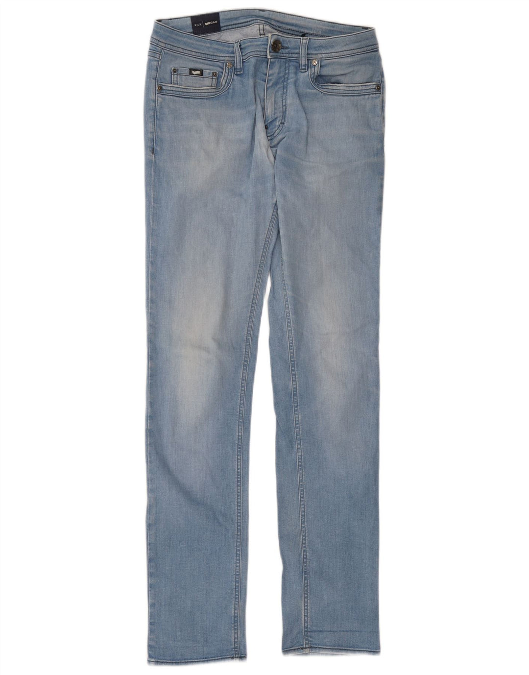 Gas Herren Slim Jeans W32 L34 Blaue Baumwolle