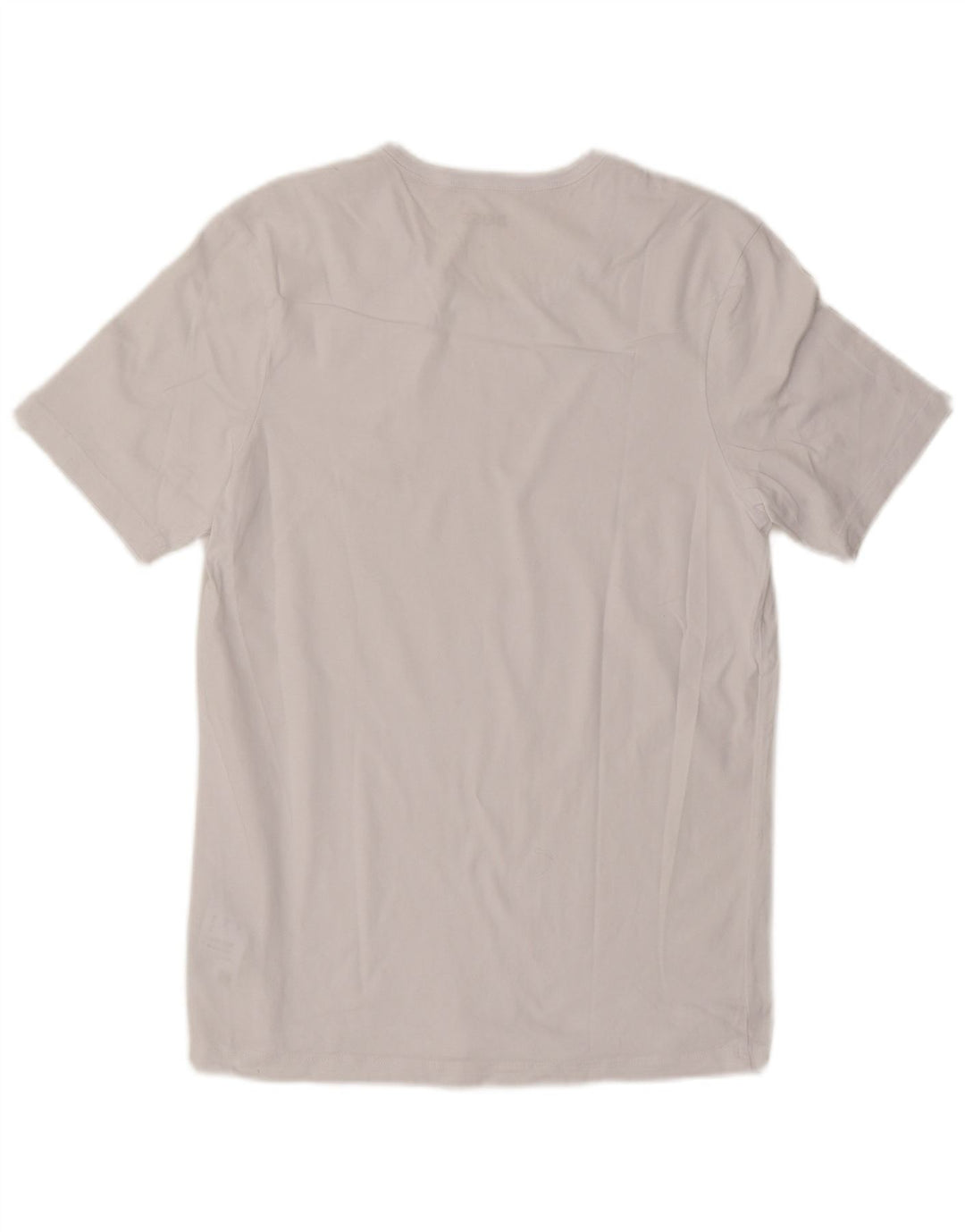 Hugo Boss Herren T-Shirt Top aus mittelweißer Baumwolle