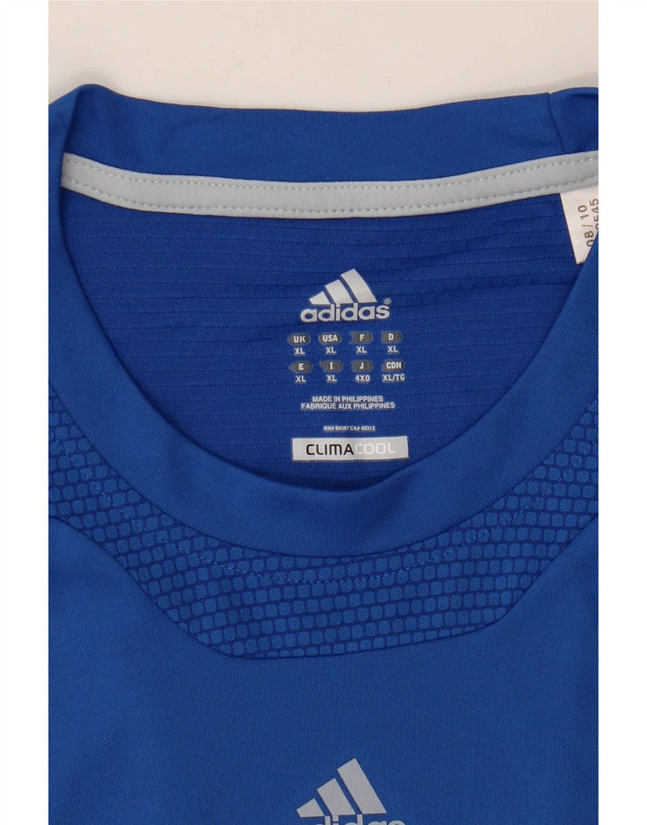 Adidas Herren Climacool Weste Top XL Blau Farbblock