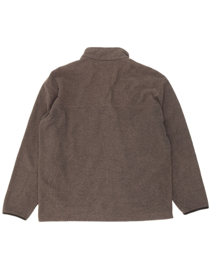 Marks & Spencer Herren Fleecejacke UK 38 Mittelgraues Polyester