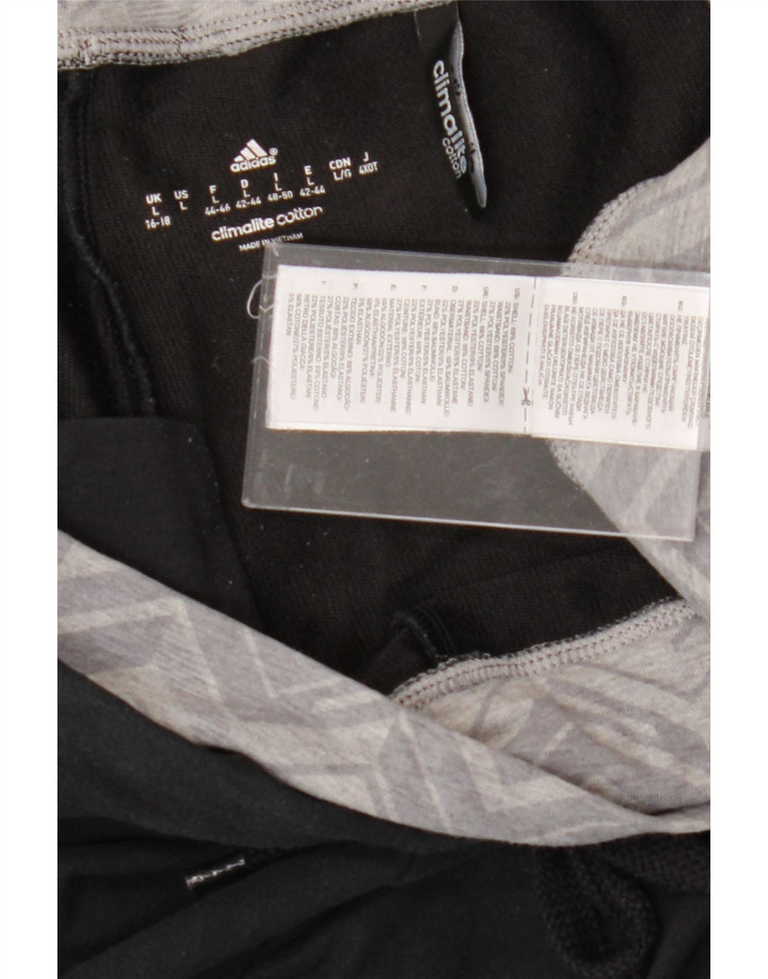 ADIDAS Damen Climalite Trainingshose Jogger UK 16/18 Large Schwarz