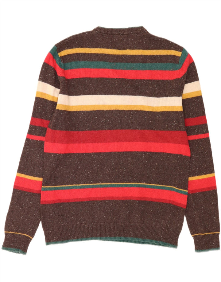 Harmont & Blaine Herren-Pullover mit Rundhalsausschnitt, XL, mehrfarbig gestreift
