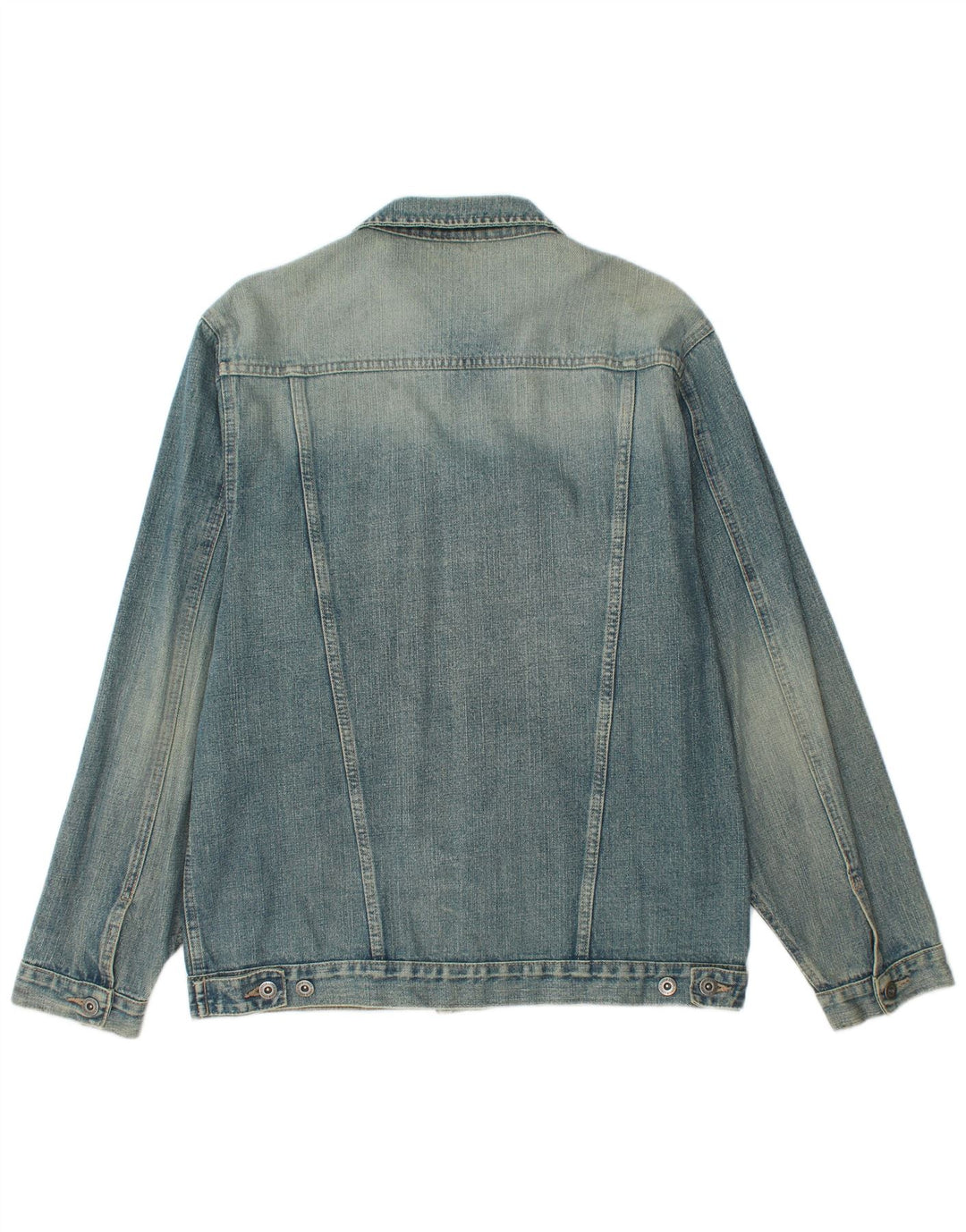 ANGELO LITRICO Herren Jeansjacke IT 56 3XL Blaue Baumwolle