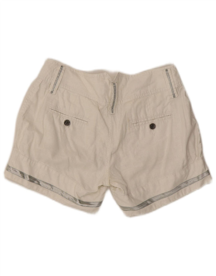 Diesel Damen Hotpants W28 Mittelweißes Leinen