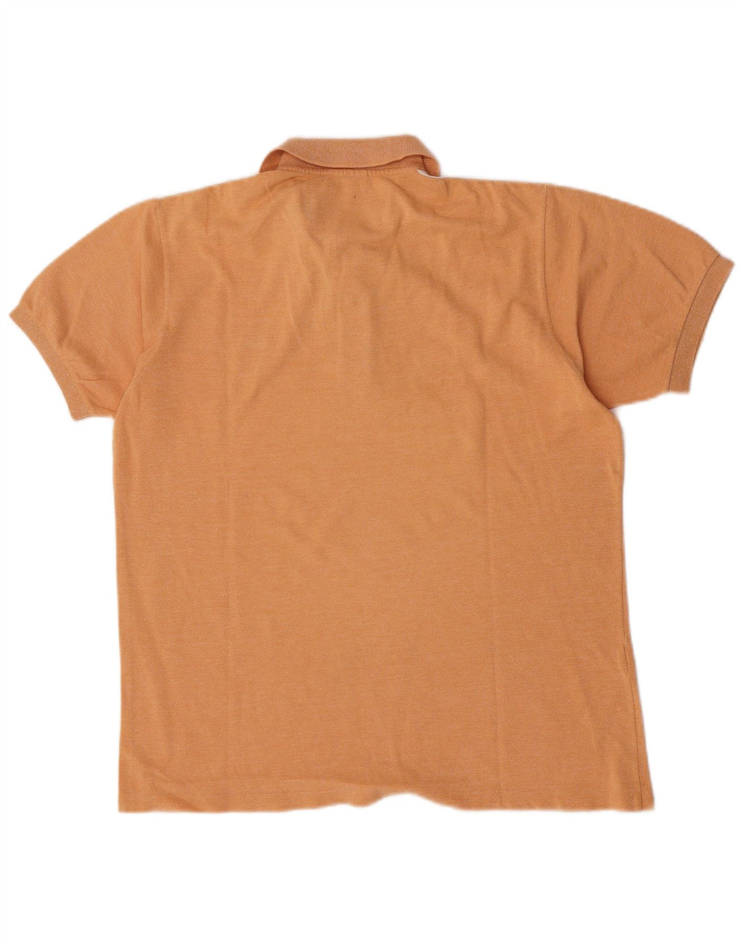 Lacoste Herren-Poloshirt, Größe 4, mittelorange, Colourblock-Baumwolle