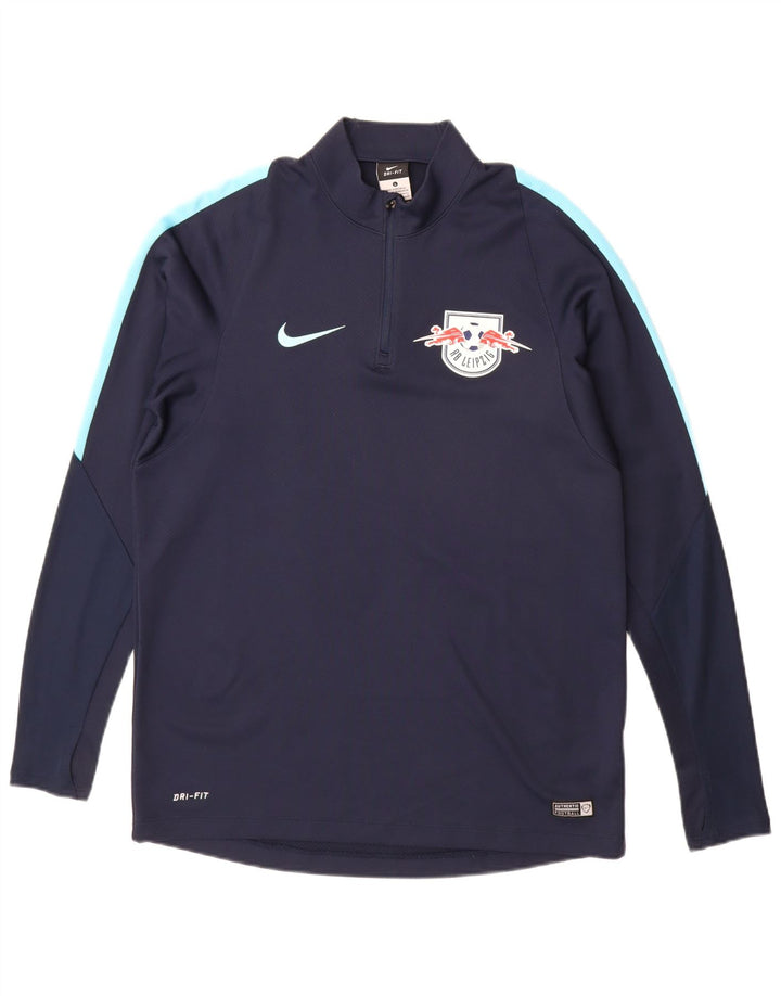 NIKE Herren RB Leipzig Pullover-Trainingsanzug-Oberteil, groß, Marineblau, Farbblock