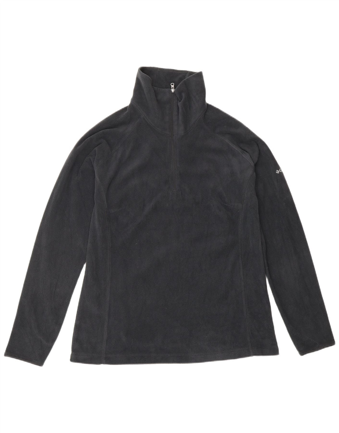 COLUMBIA Herren-Fleecepullover mit Reißverschluss am Hals, großes marineblaues Polyester