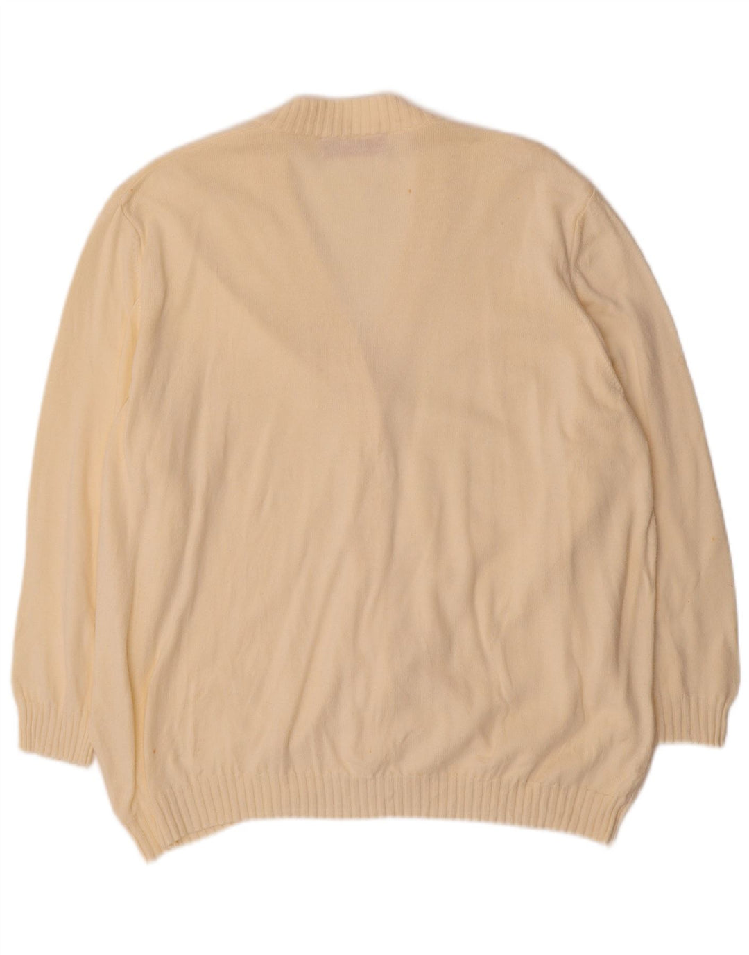 Stefanel Damen Strickjacke UK 18 XL Beige