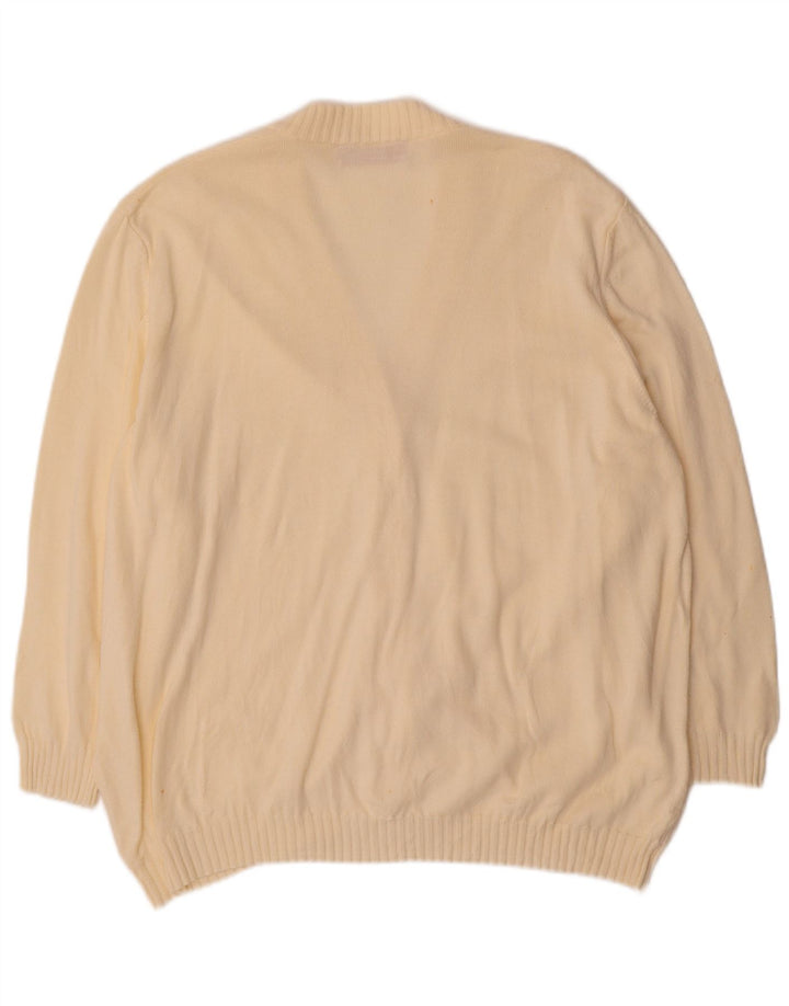 Stefanel Damen Strickjacke UK 18 XL Beige