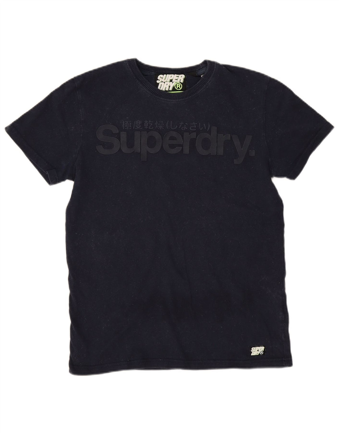 Superdry Herren Grafik-T-Shirt-Oberteil aus Baumwolle in mittlerem Marineblau
