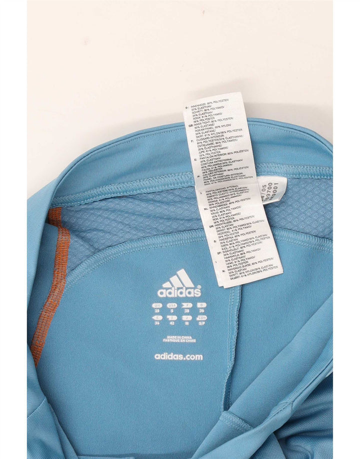 Adidas Damen Skort UK 10 Small Blau Polyester