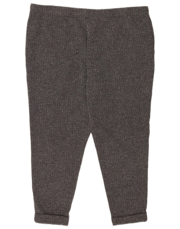 Marks & Spencer Damen Tapered Freizeithose UK 22 2XL W40 L27 Grau