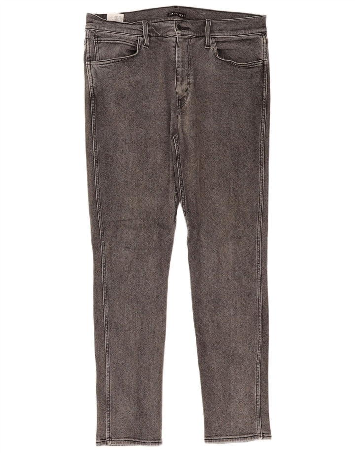 Levi's Herren Slim Jeans W34 L32 Graue Baumwolle