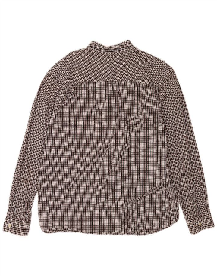 Fred Perry Herrenhemd, groß, mehrfarbig, kariert, Baumwolle
