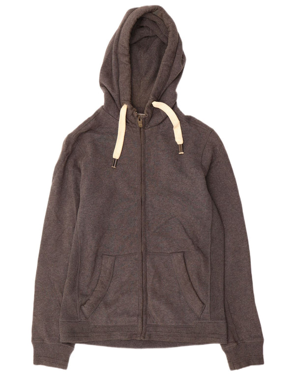 Fat Face Mens Zip Hoodie Sweater Small Grey Cotton