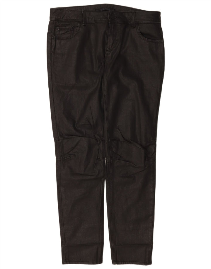 Zara Damen Slim Jeans EU 42 Large W32 L30 Schwarz