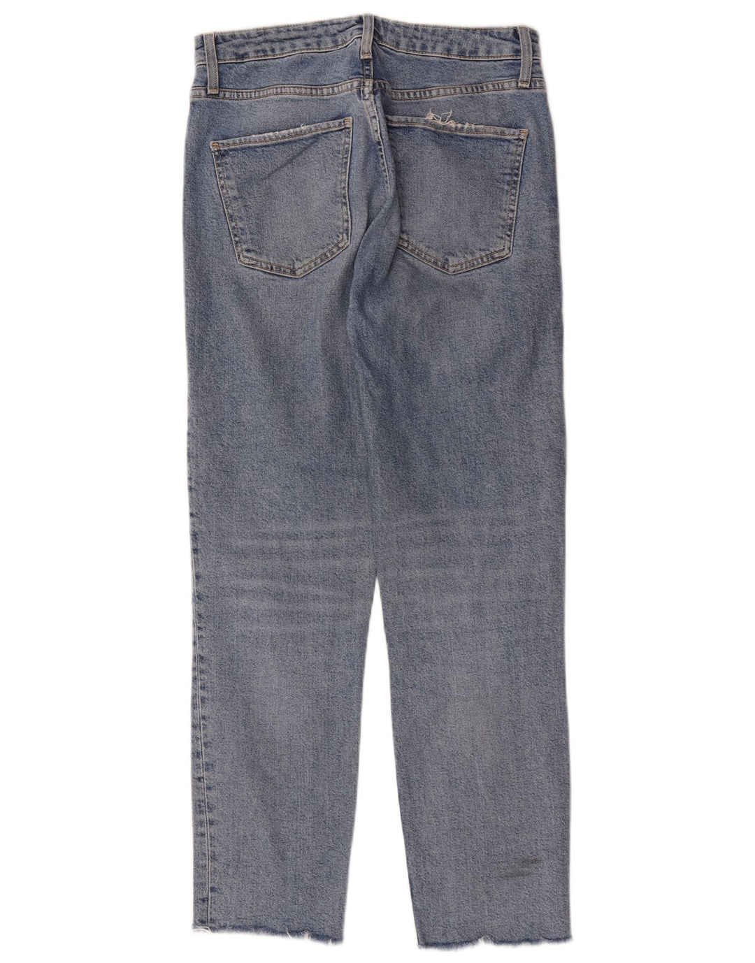 Zara Damen Straight Jeans EU 38 Small W28 L28 Blau