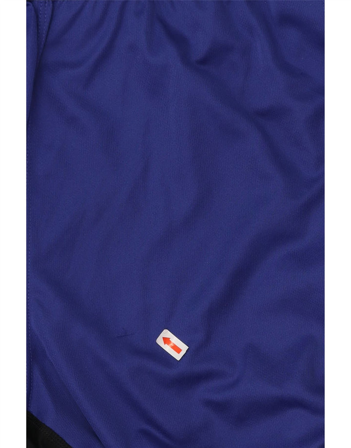ADIDAS Herren Climalite Sportshorts, großes blaues Farbblock-Polyester