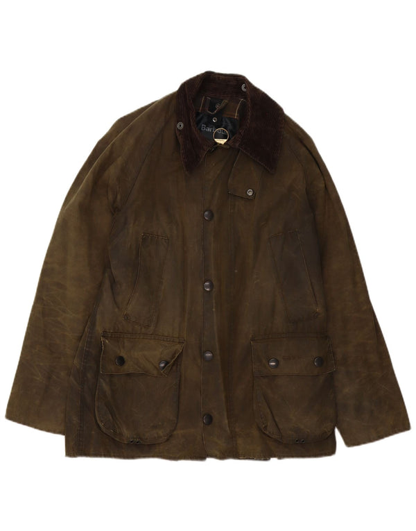 Barbour Herren Bedale gewachste Baumwolljacke UK 34 XS Khaki