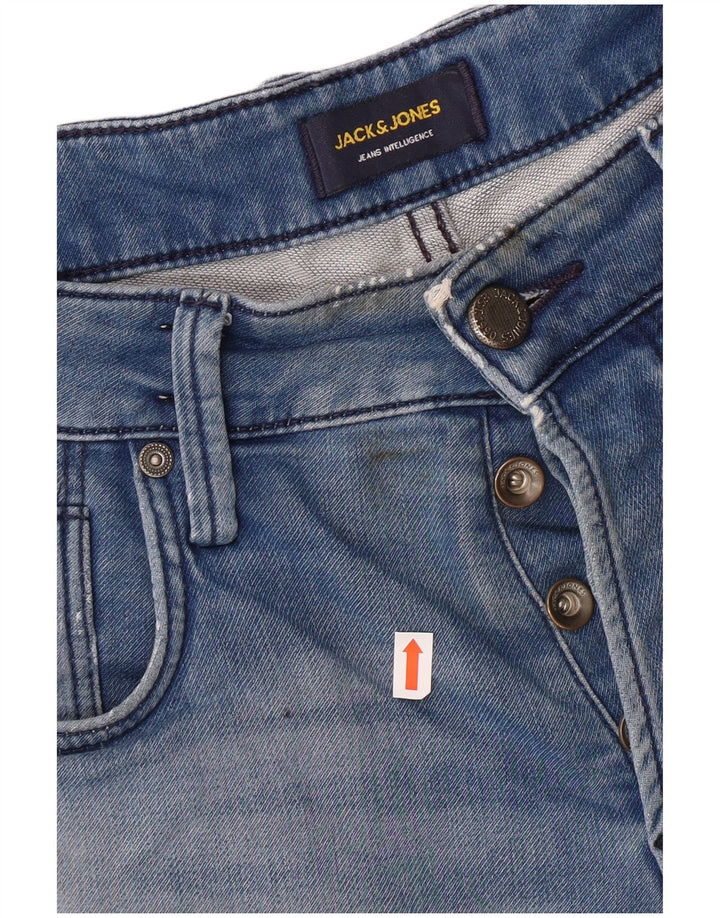 JACK & JONES Herren-Jeansshorts, Größe M, W32, Blau, Baumwolle