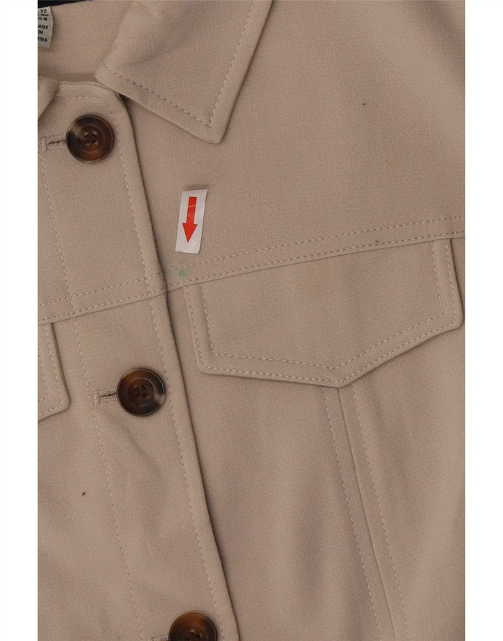 Joules Damen Utility-Jacke UK 12 Medium Beige Polyester