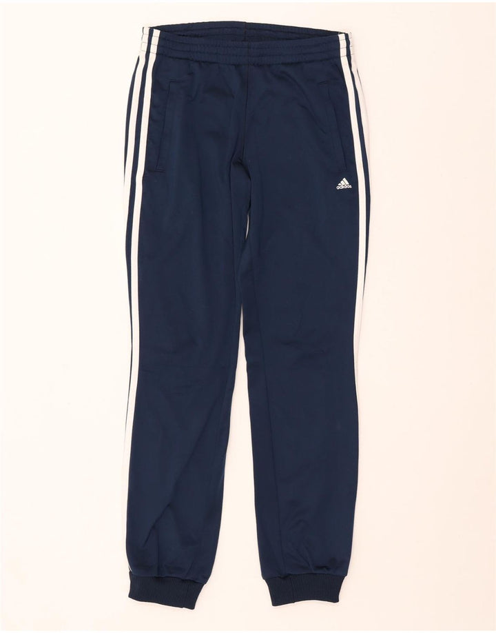 ADIDAS Damen Climalite Trainingshose Jogger UK 4/6 XS Marineblau