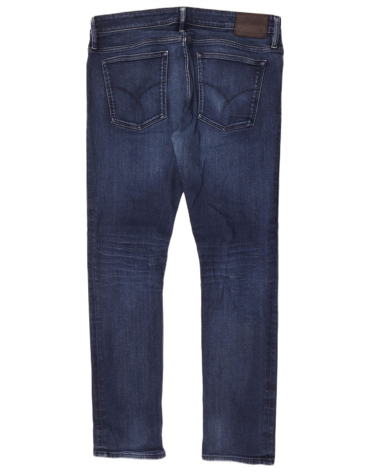 Calvin Klein Herren Slim Jeans W36 L32 Blau