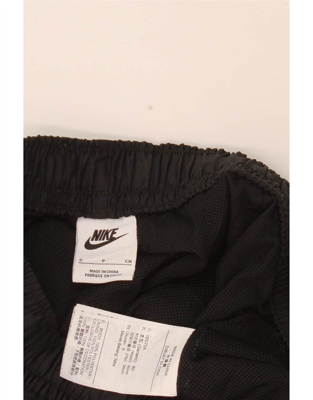NIKE Herren-Sportshorts, Größe S, Schwarz, Polyester