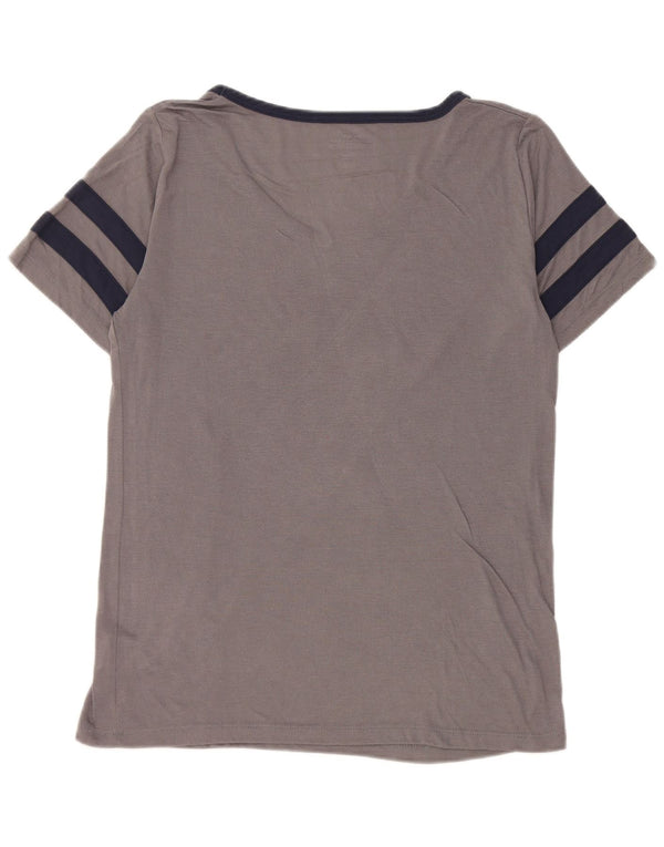 Genuine Merchandise Damen Tigers Graphic T-Shirt Top UK 16 Large Grau