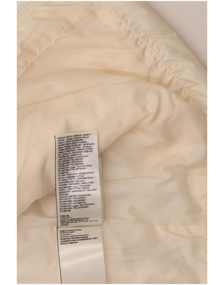 Puma Damen Wattierte Weste UK 10 Small Off White Polyester
