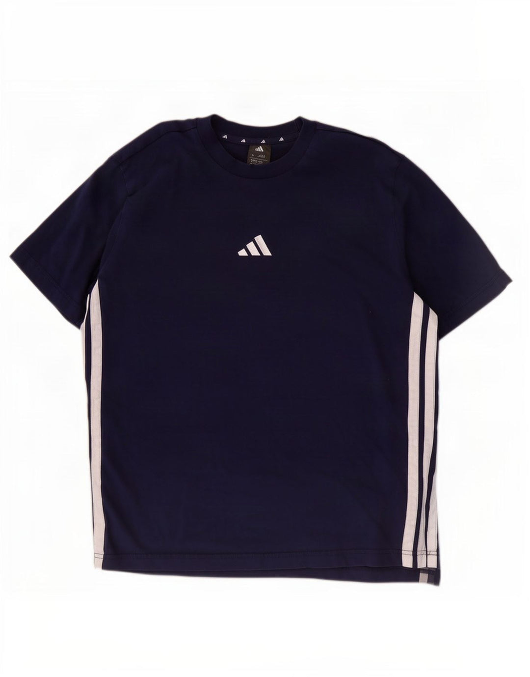 Adidas Herren T-Shirt Top Large Marineblau Baumwolle