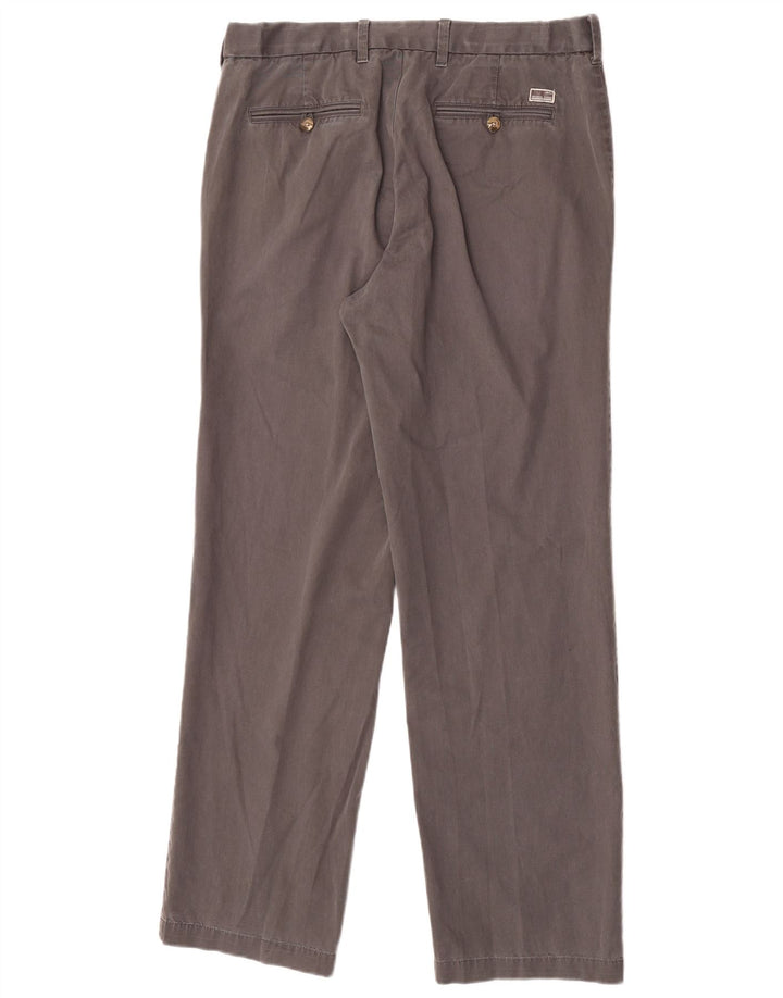Marks & Spencer Herren Blue Harbour Gerade Chinohose W34 L33 Grau